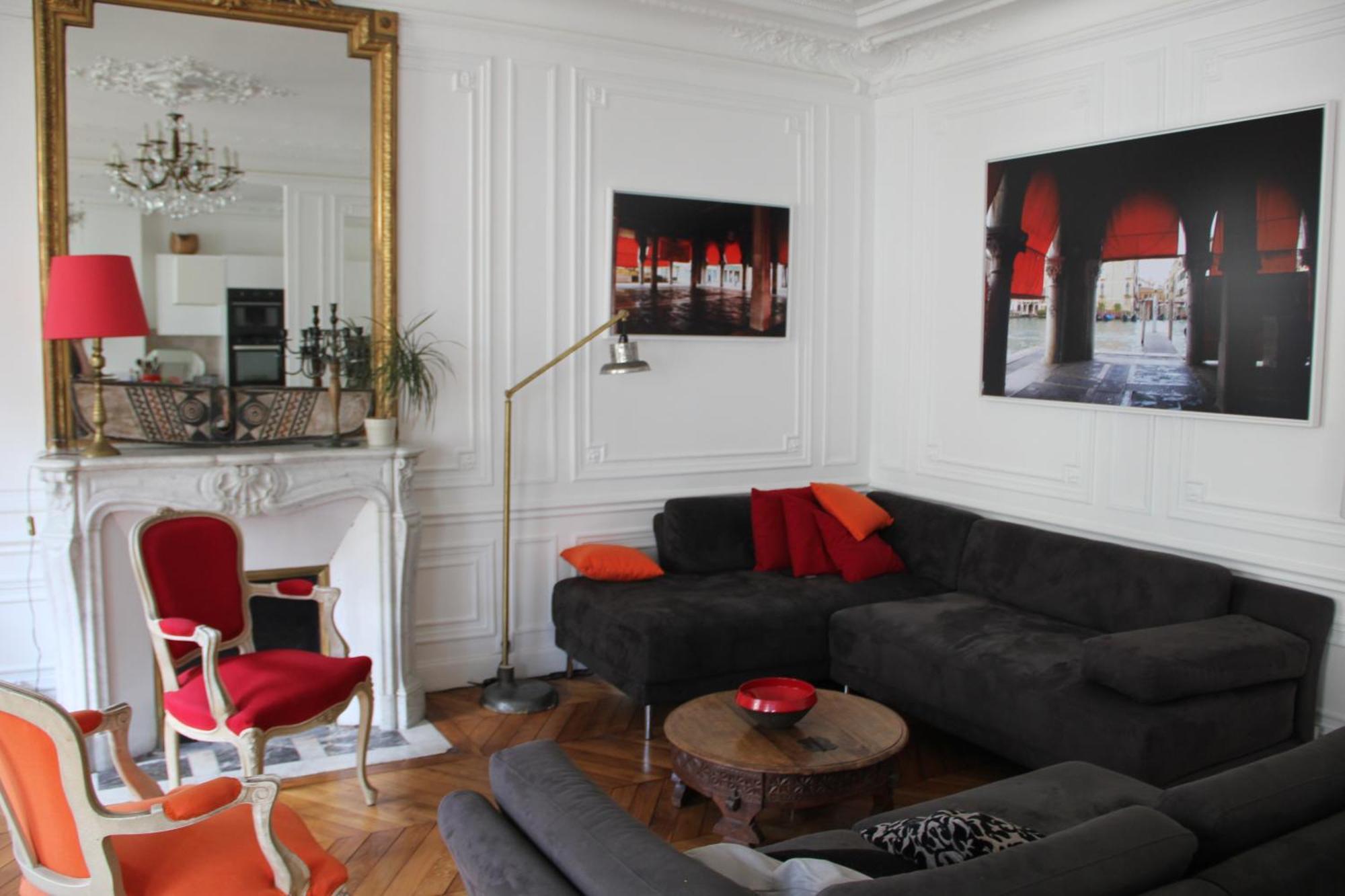 5 Bdr, 10 Ppl Georgous Typical Parisian Flat Apartment *